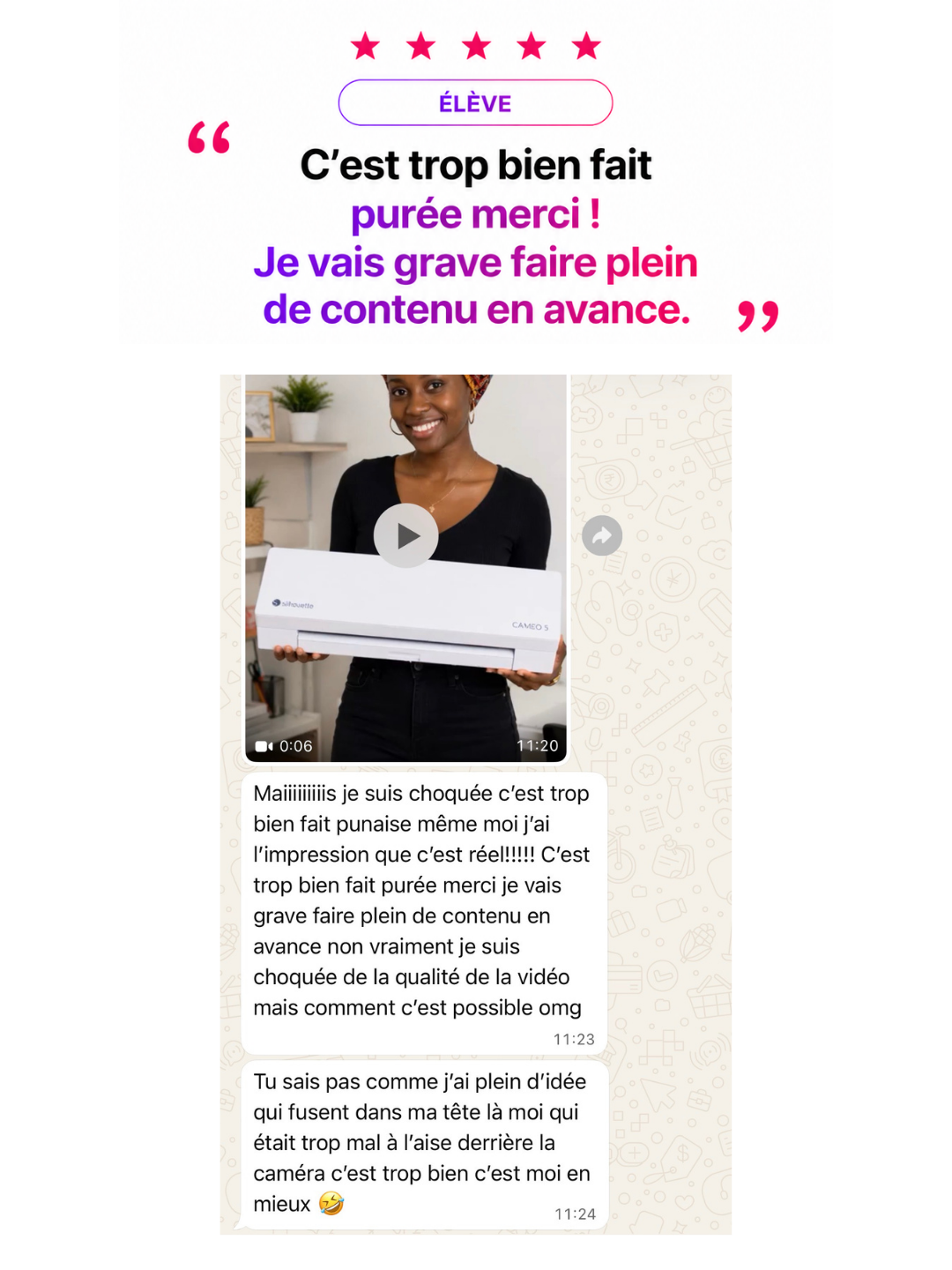 Avis testeuse