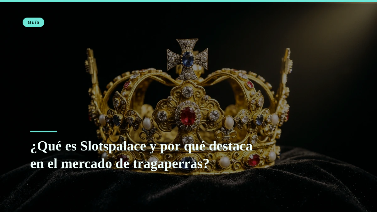 ¿Qué es Slotspalace y por qué destaca en el mercado de tragaperras?