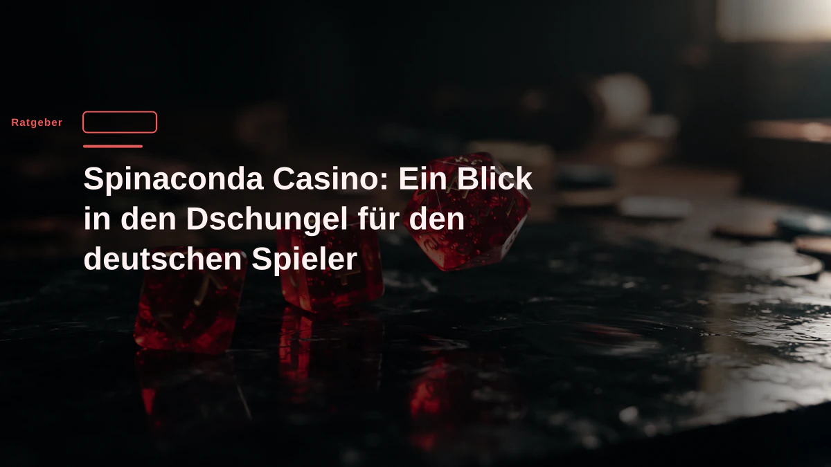 Spinaconda Casino: Ein Blick in den Dschungel für den deutschen Spieler