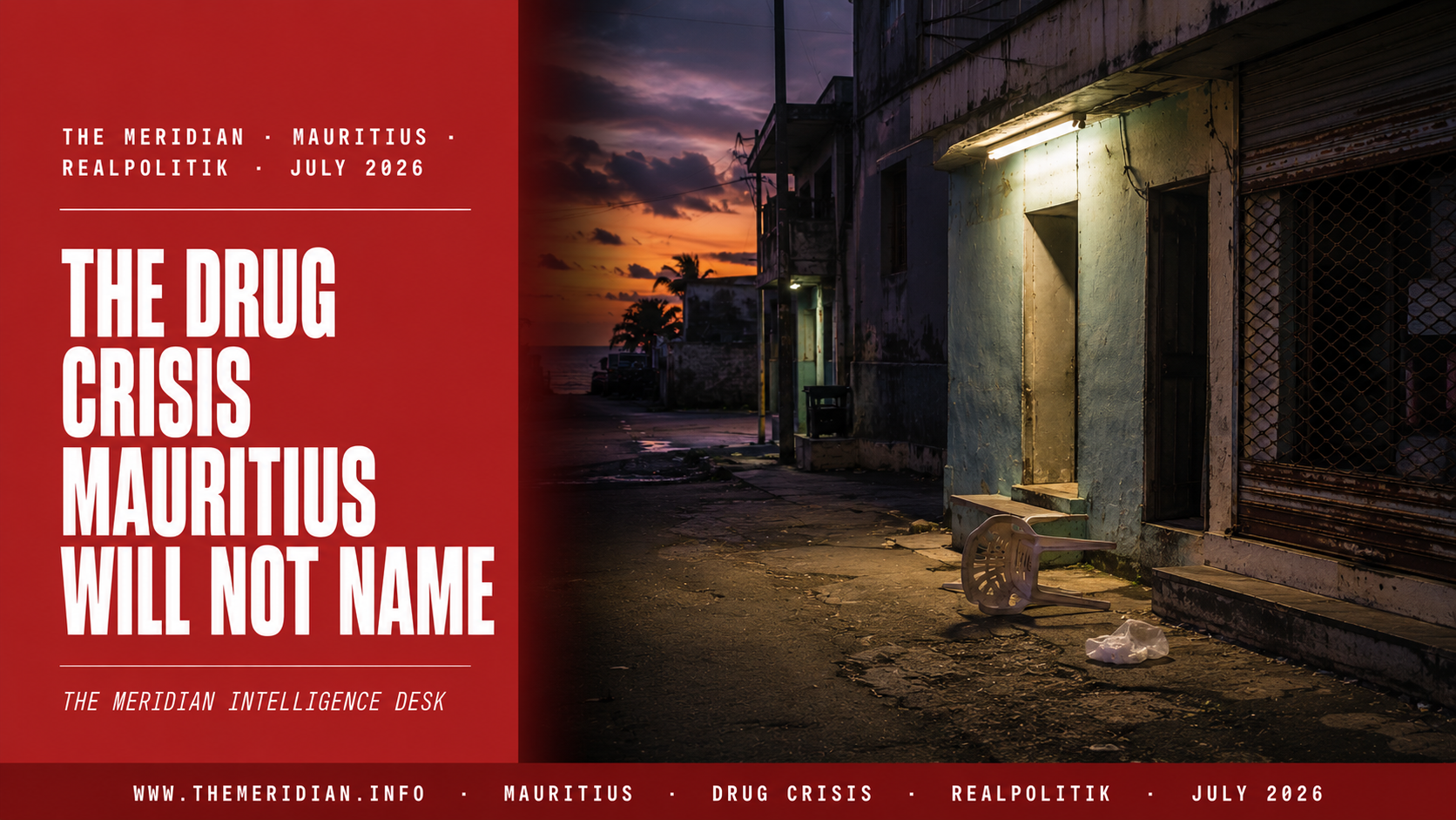 The Drug Crisis Mauritius Will Not Name Mauritius Watch The Meridian July 2026