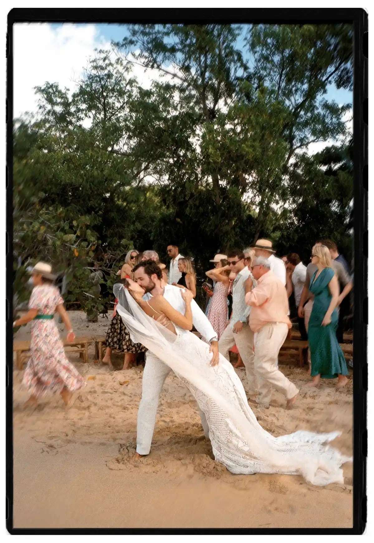Barefoot Beach Wedding in Antigua