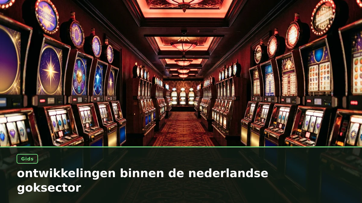 ontwikkelingen binnen de nederlandse goksector