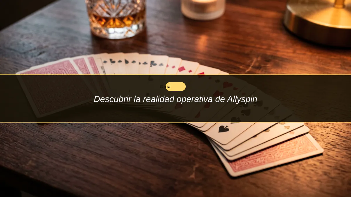 Descubrir la realidad operativa de Allyspin