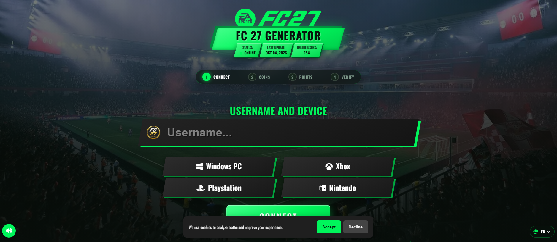 Stored capture of fc27coins.online