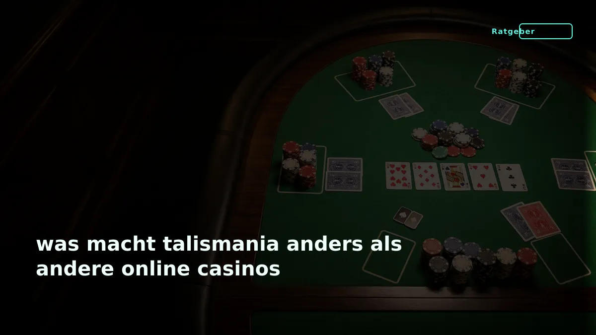 was macht talismania anders als andere online casinos