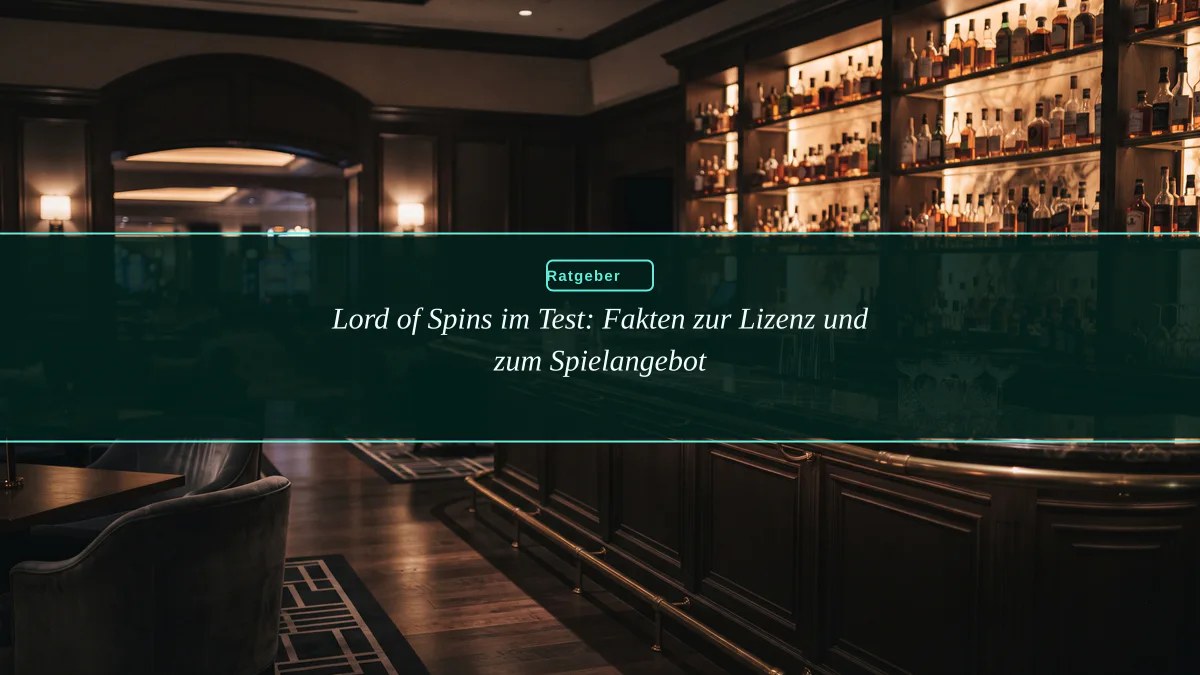 Lord of Spins im Test: Fakten zur Lizenz und zum Spielangebot