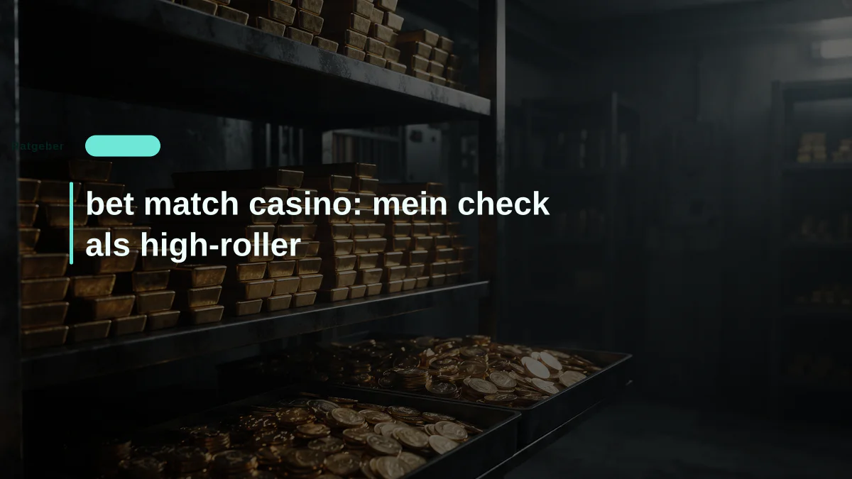 bet match casino: mein check als high-roller