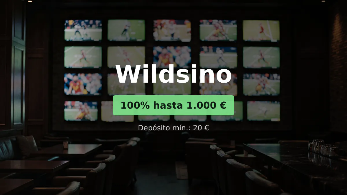 Wildsino casino � bono de bienvenida 100% hasta 1.000 � + 50 FS, pagos: Visa, Mastercard, Skrill, Neteller, Revolut