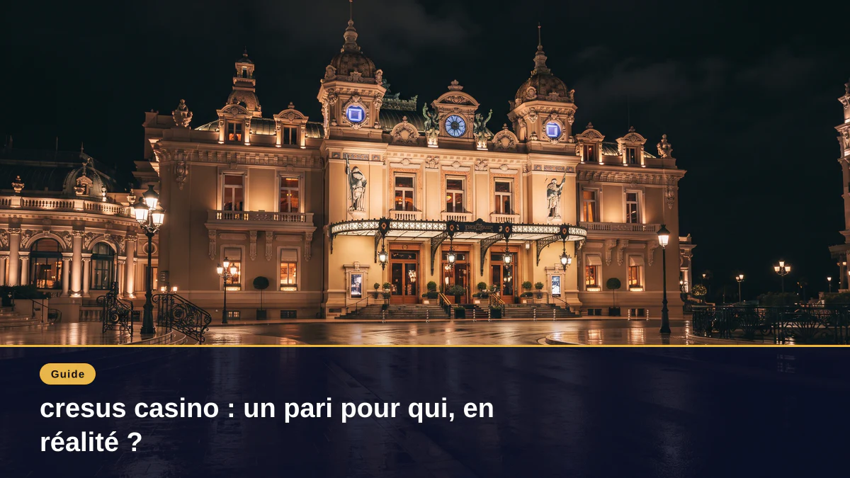 cresus casino : un pari pour qui, en réalité ?