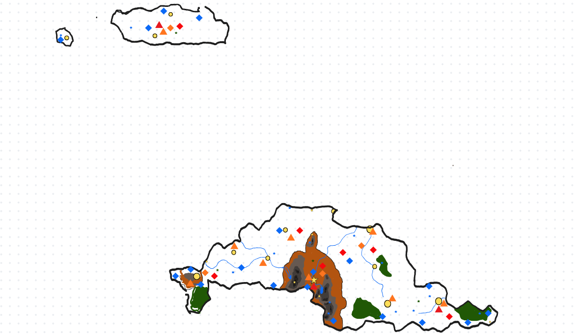 Carte des troupes ouanaises
