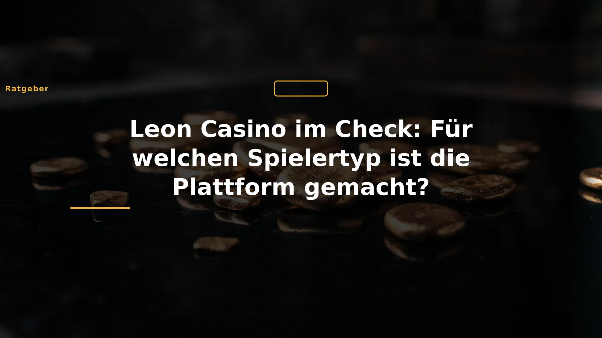 Leon Casino im Check: Für welchen Spielertyp ist die Plattform gemacht?