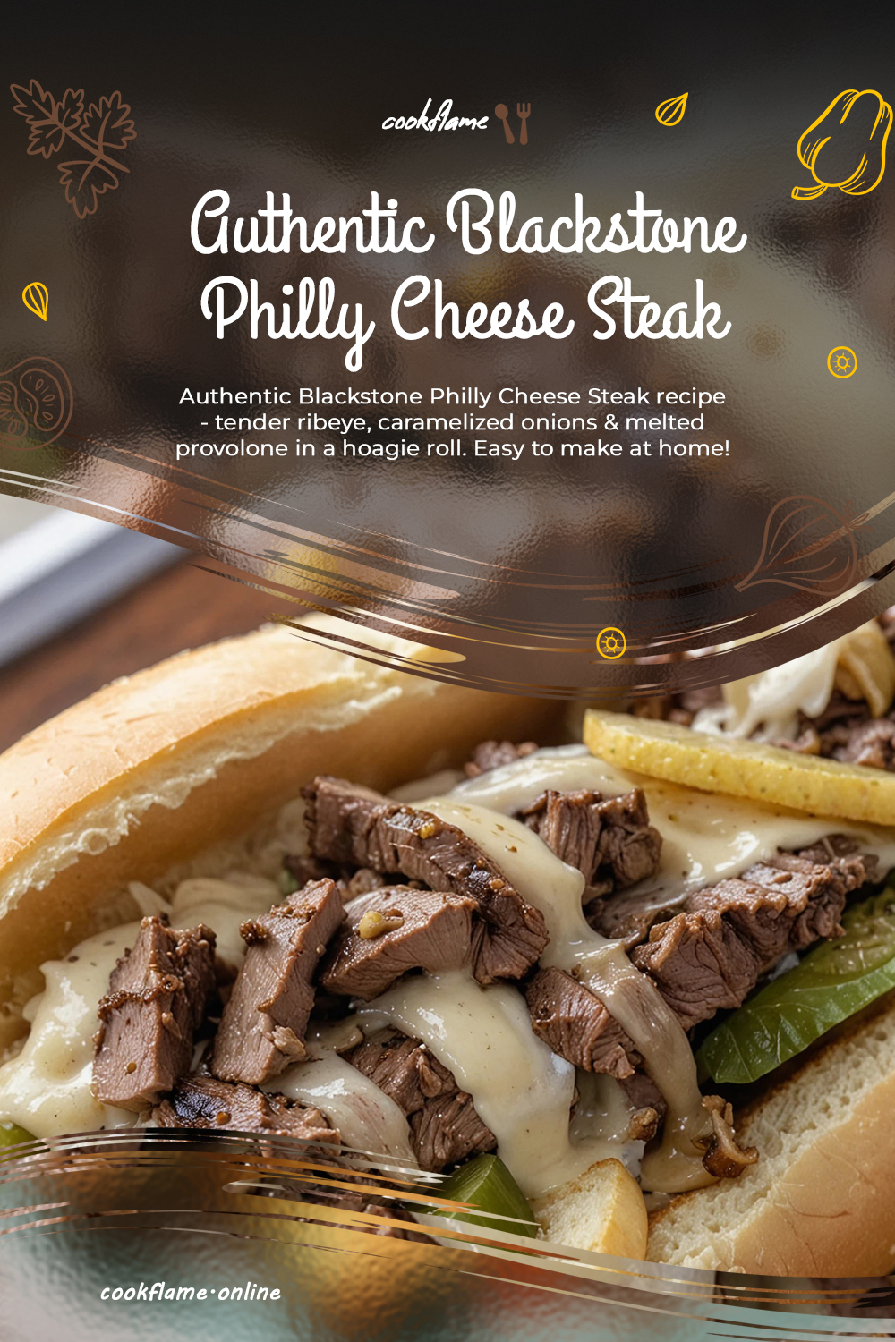 Authentic Blackstone Philly Cheese Steak