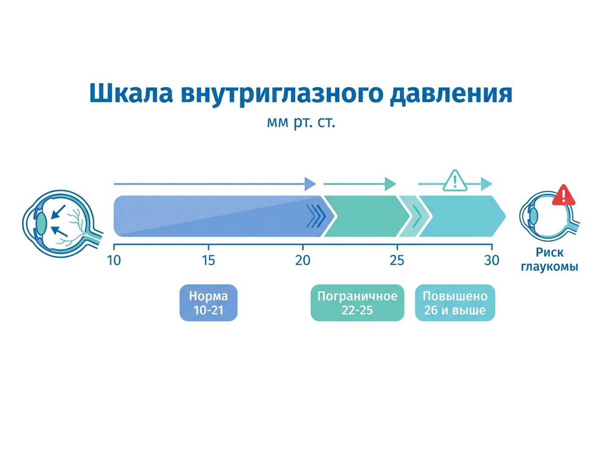 Шкала внутриглазного давления