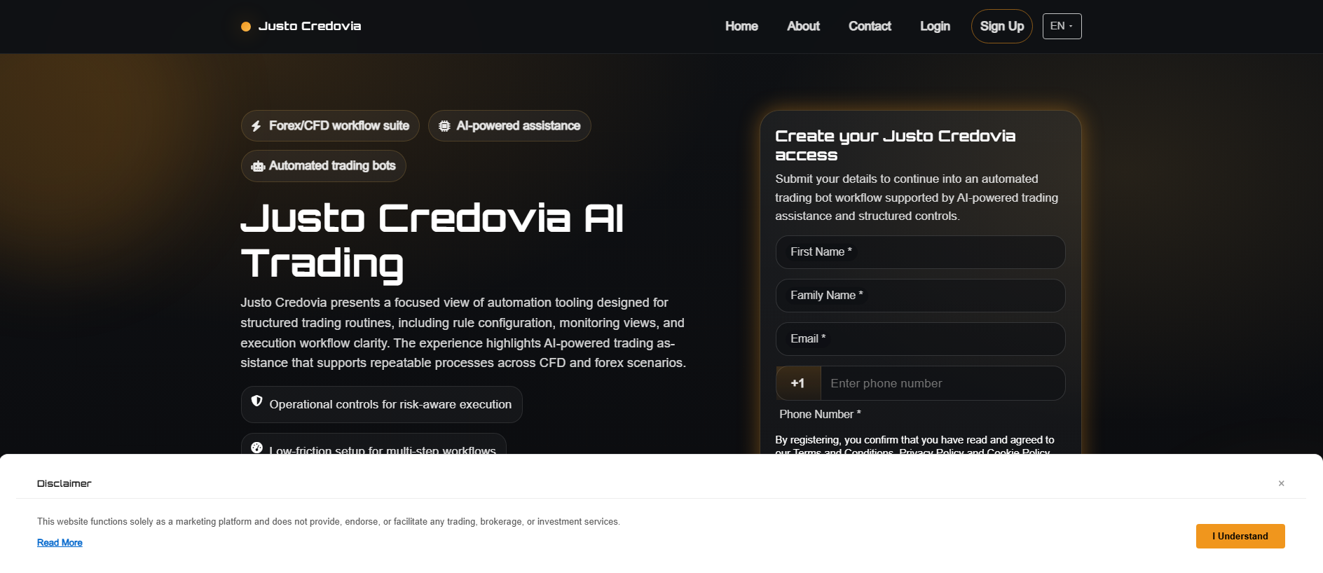 Stored capture of justocredovia.shop