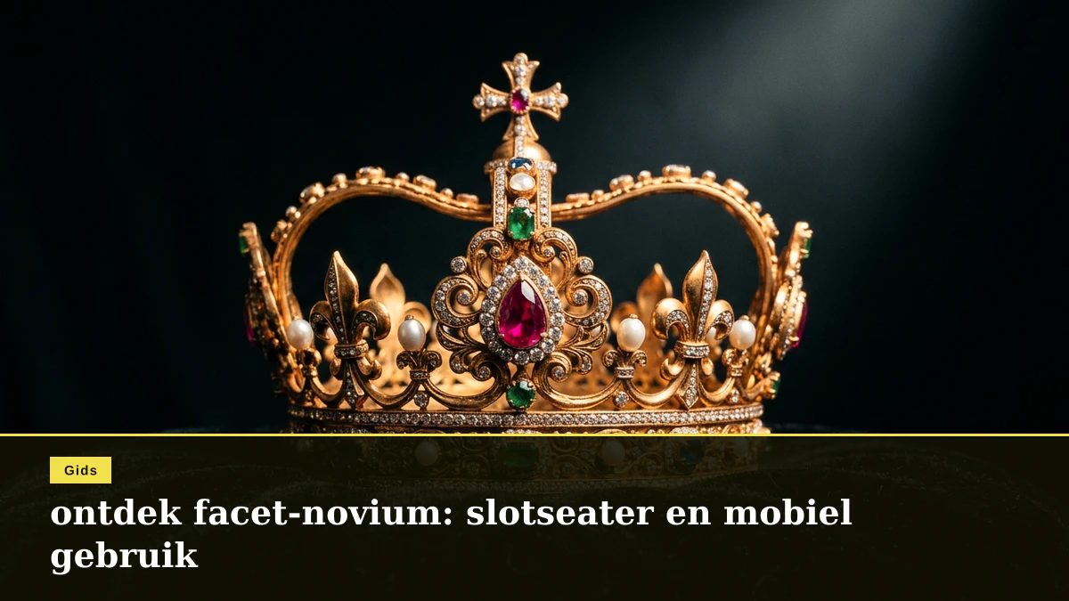 ontdek facet-novium: slotseater en mobiel gebruik