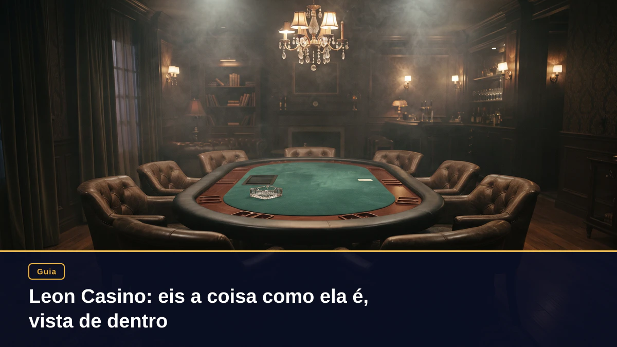 Leon Casino: eis a coisa como ela é, vista de dentro