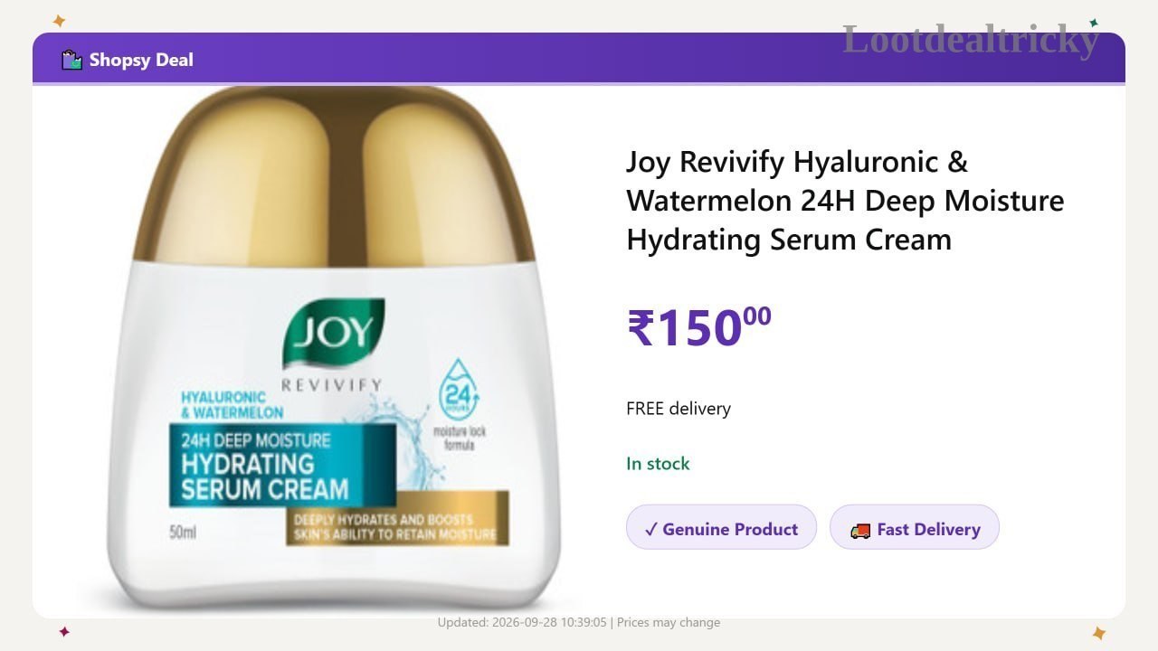 Joy Revivify Deep – Just ₹150 | Best Deal