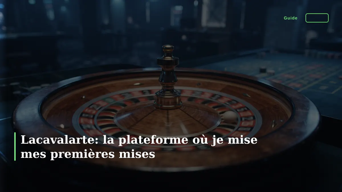 Lacavalarte: la plateforme où je mise mes premières mises