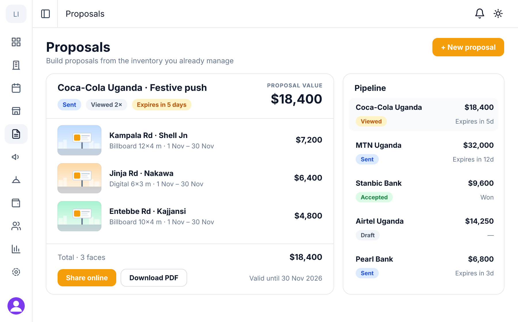 OwnerHub - Proposals OwnerHub proposals workspace