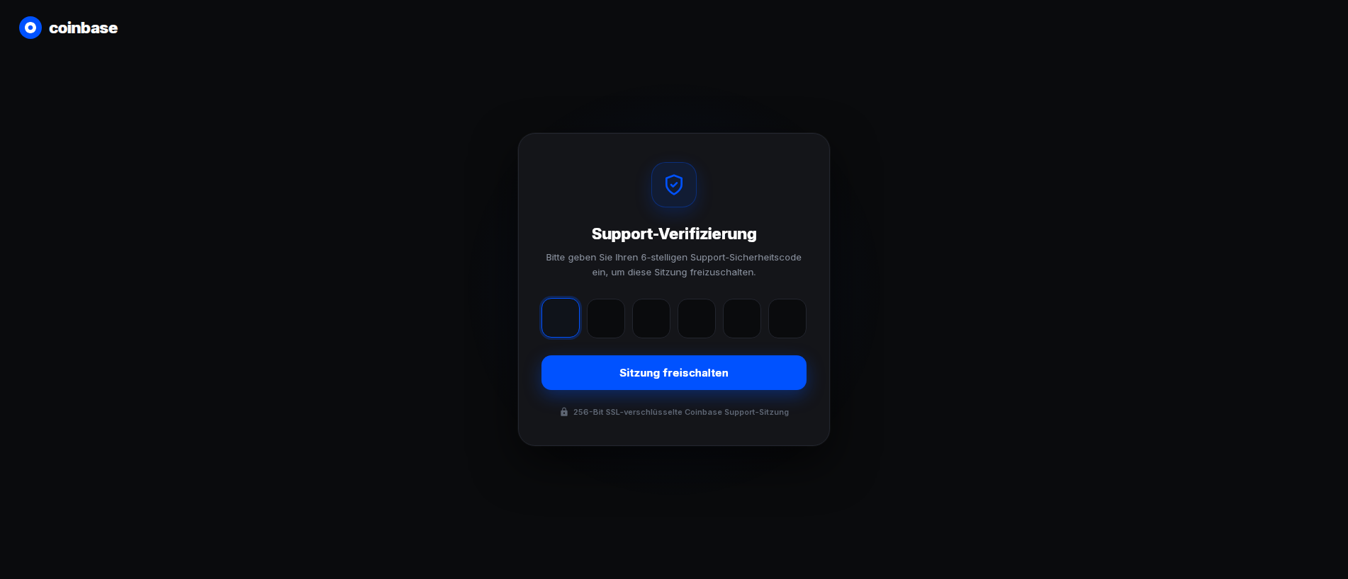 Stored capture of coinbase-alert.de