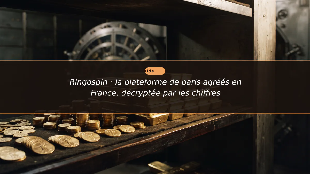 Ringospin : la plateforme de paris agréés en France, décryptée par les chiffres