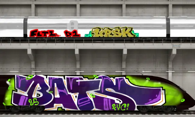 Graffiti artwork by FYC