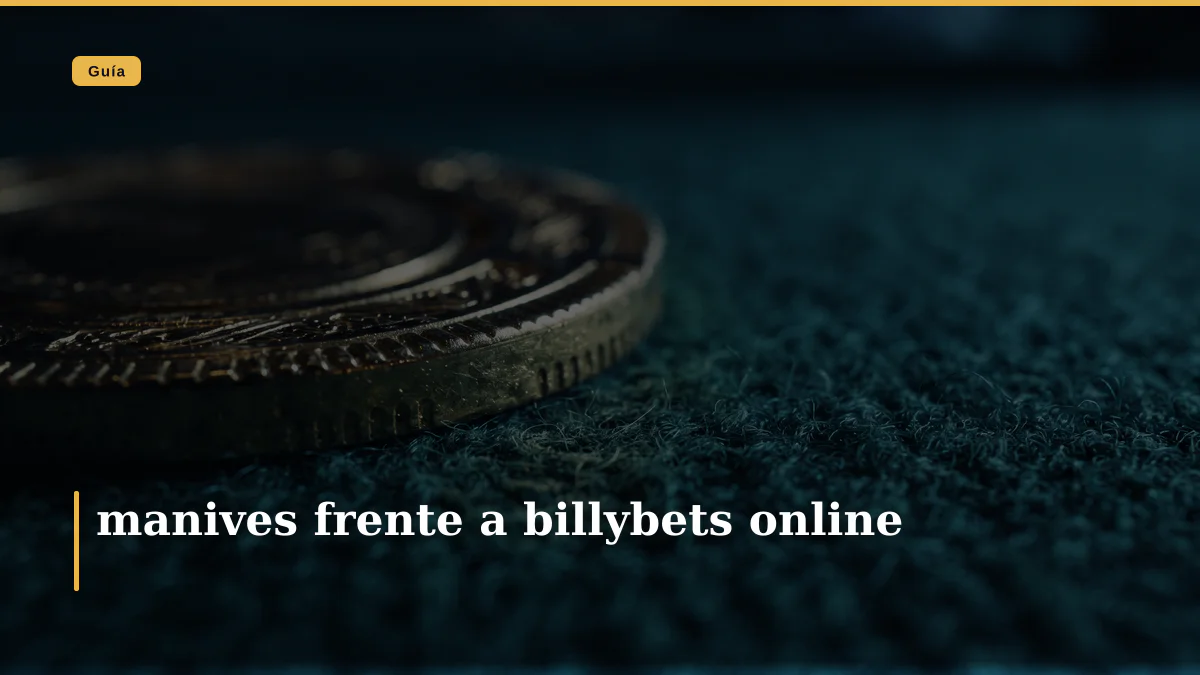 manives frente a billybets online