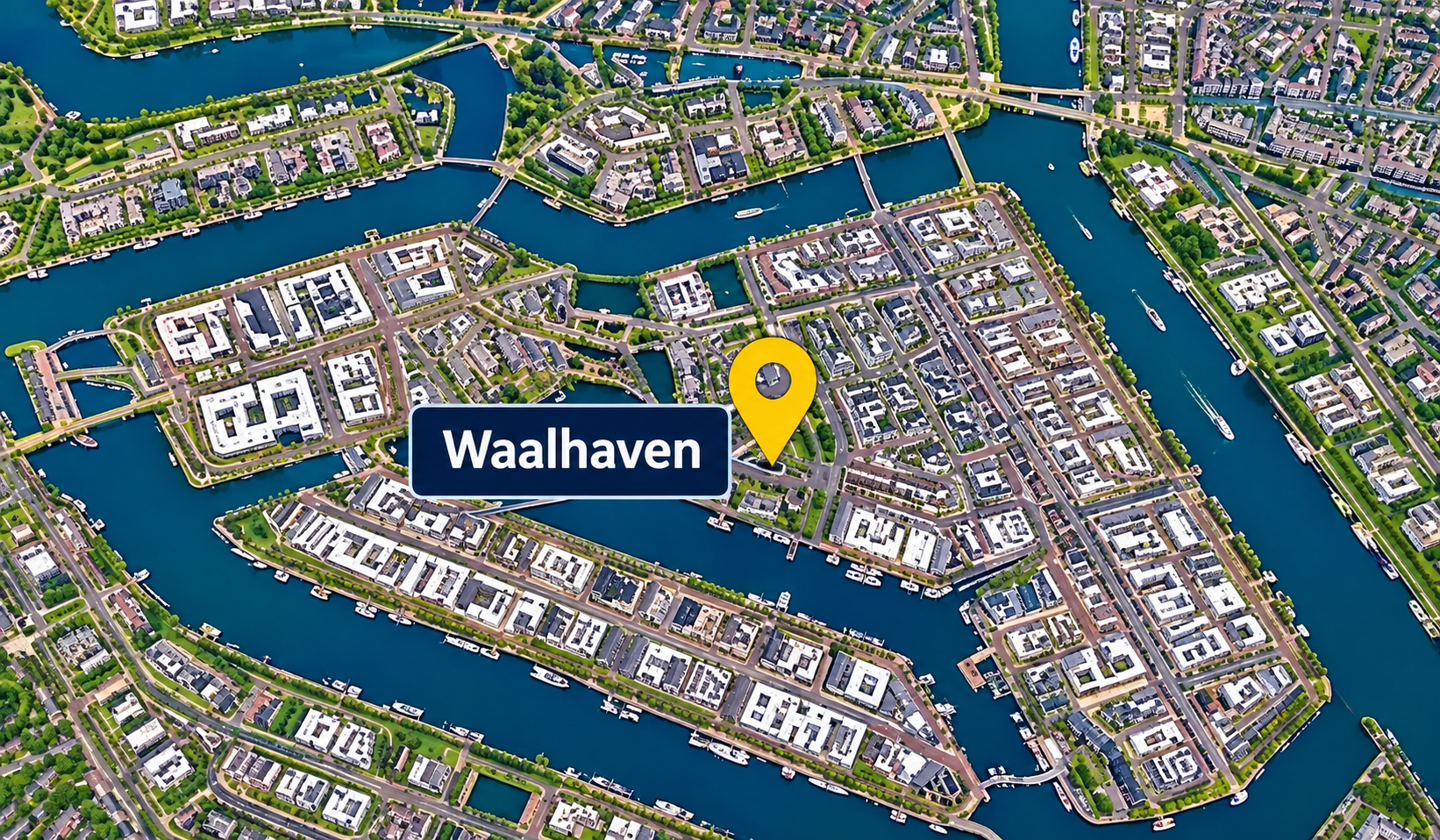 Kaart van Waalhaven Rotterdam