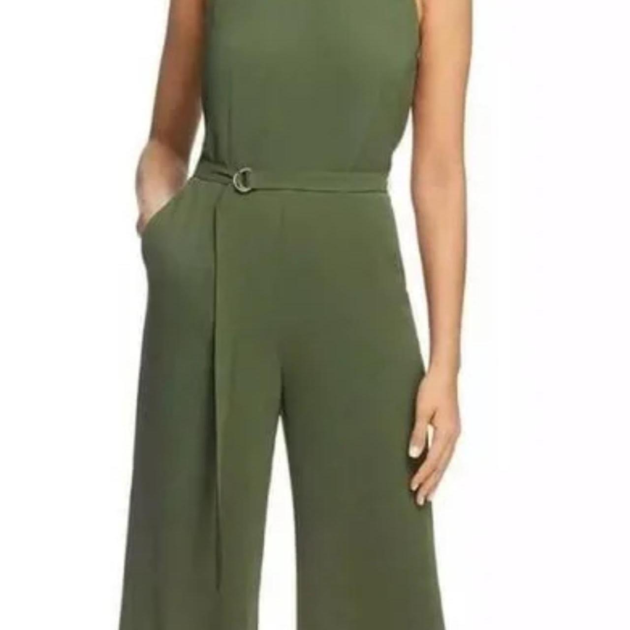 Michael Kors Women's Green and Khaki Dress