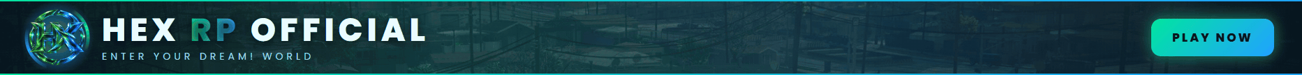 HEX RP OFFICIAL Serious Roleplay In Your Banner