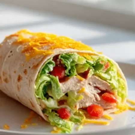 Healthy Chicken Avocado Wrap Recipe