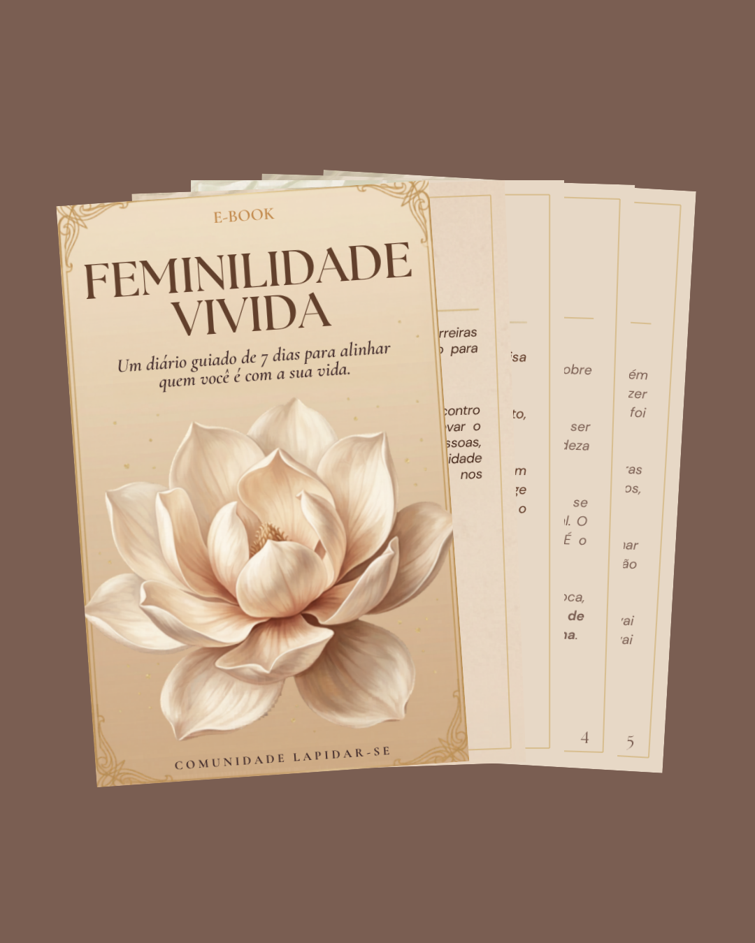 Diário guiado - Feminilidade Vivida