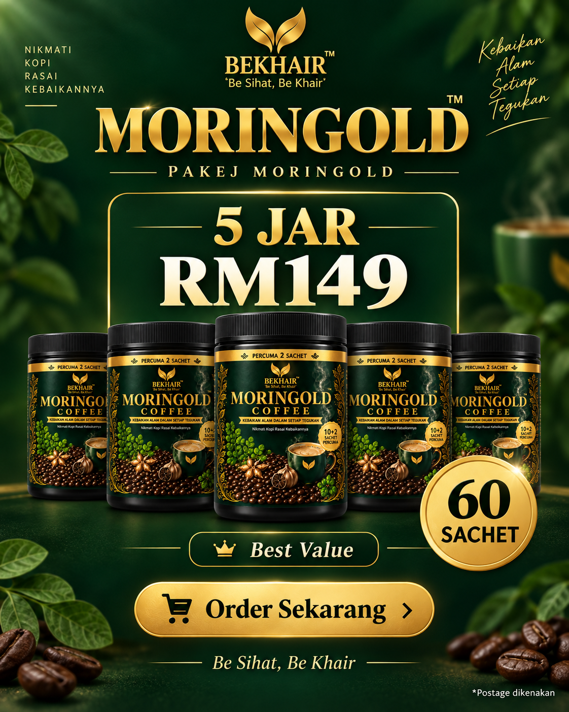 5 Jars Moringold