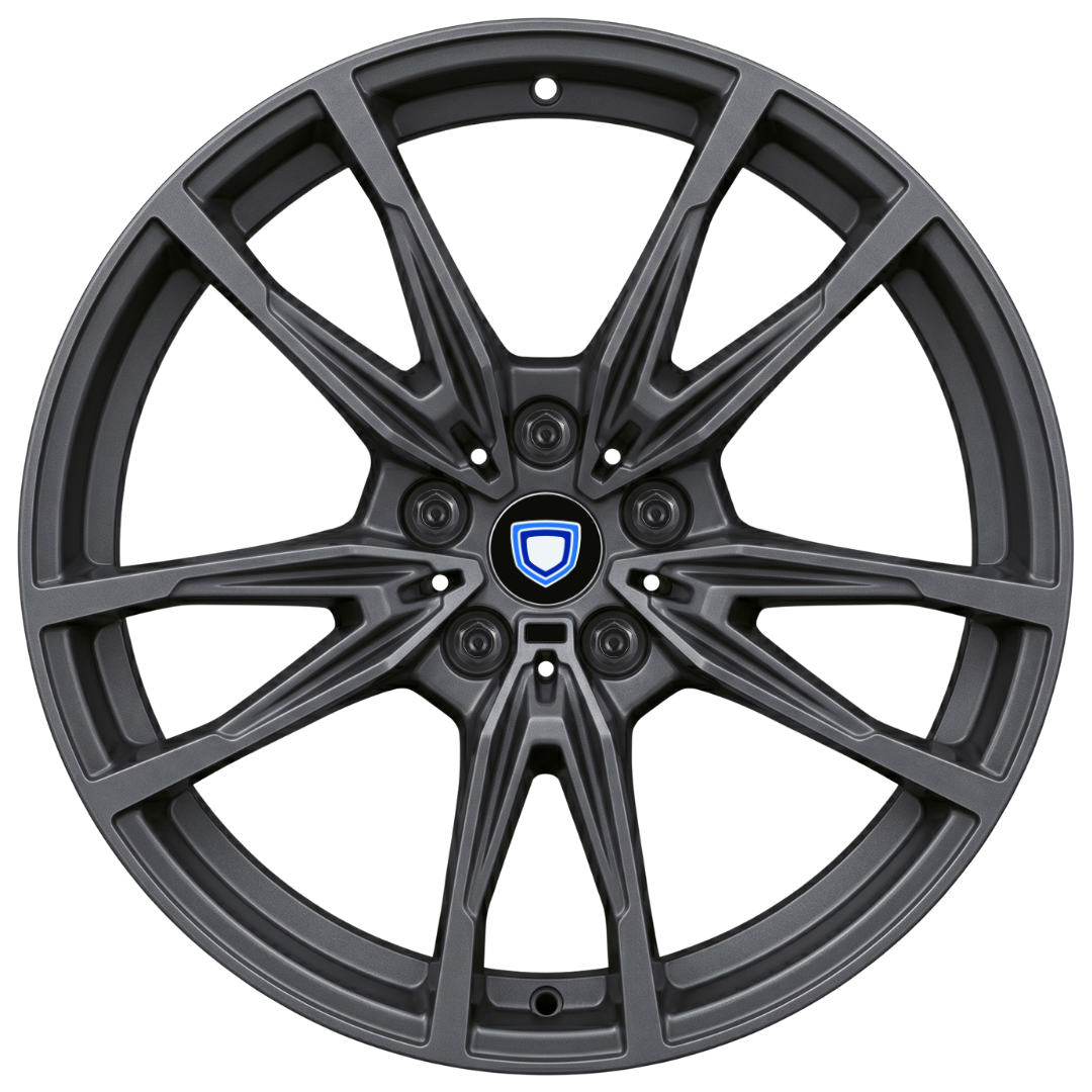 Double-spoke style Orbit Grey w Buffermacht Logo