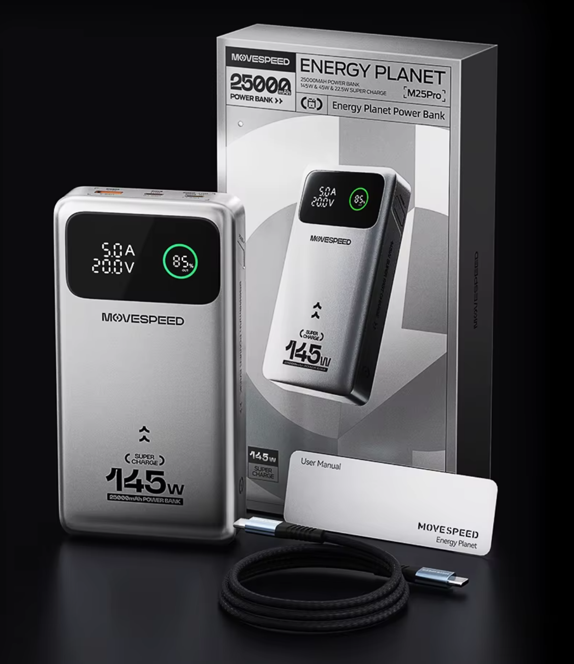 m*c様 Pod Powerbank Movespeed M25 Pro 140W 25000mAh - Bench Promos