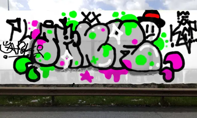 Graffiti artwork by KCP