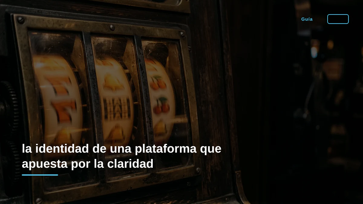 la identidad de una plataforma que apuesta por la claridad