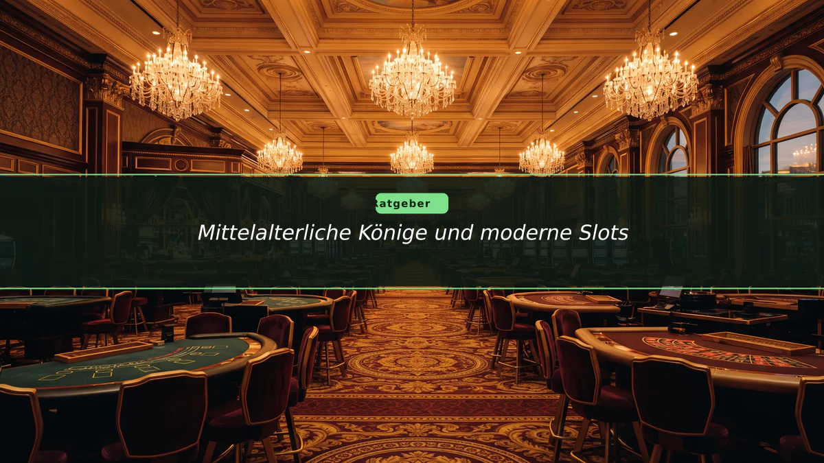 Mittelalterliche Könige und moderne Slots