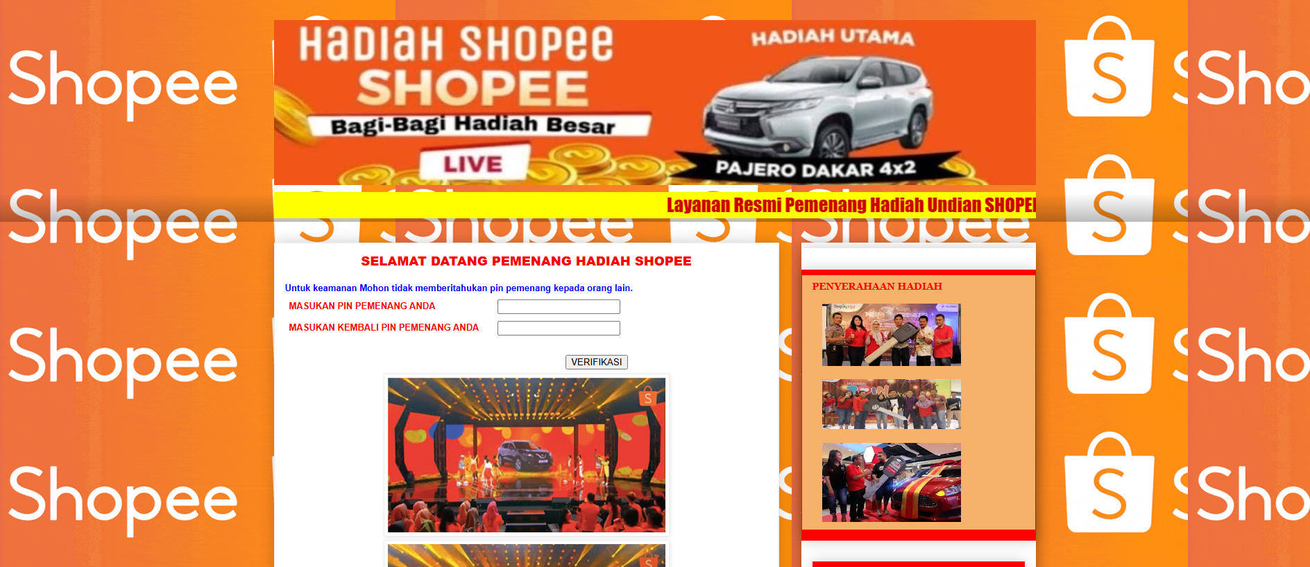 Stored capture of undianshopee-2021.blogspot.com