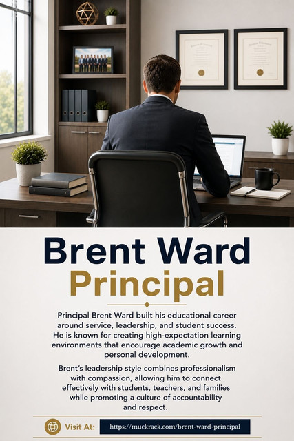 Principal Brent Ward is recognized for his ability to combine educational leadership with authenticity and compassion. He has led schools through academic improvement efforts while maintaining strong connections with students, teachers, and parents.
