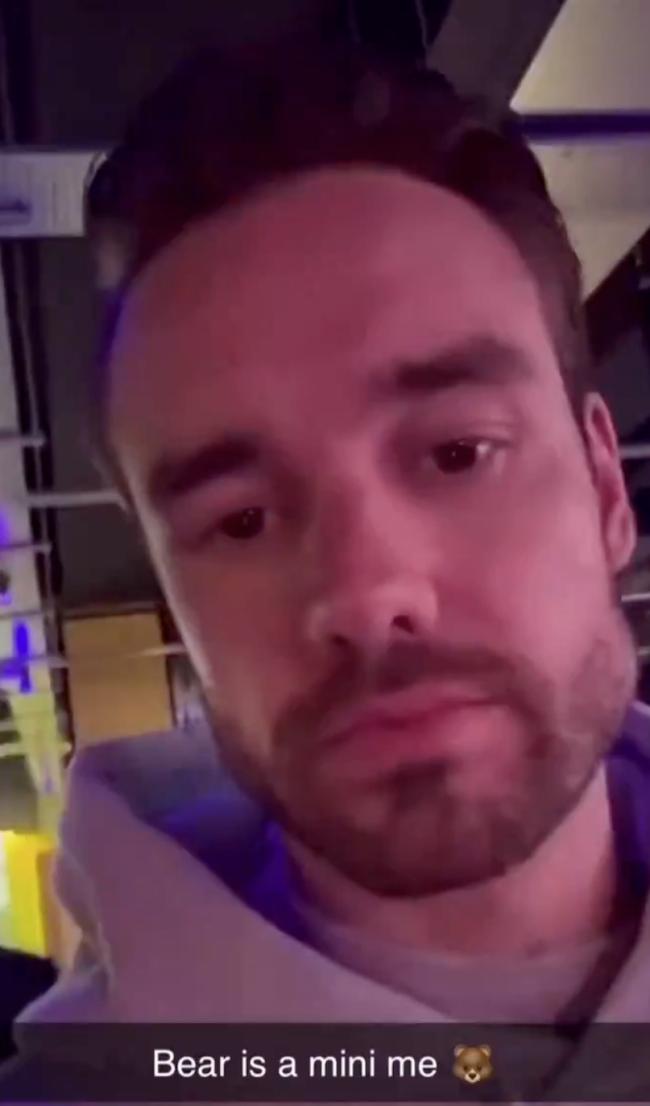 Según se informa, Payne actuó de manera “errática” antes de su caída fatal desde un balcón.Snapchat/Liam Payne