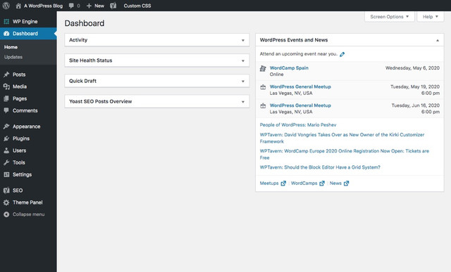 wordpress-dashboard