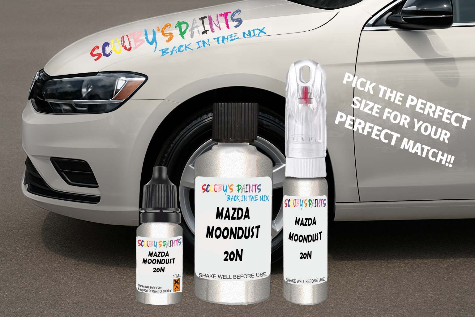 Scooby’s Paints – Mazda Triple Touch-Up