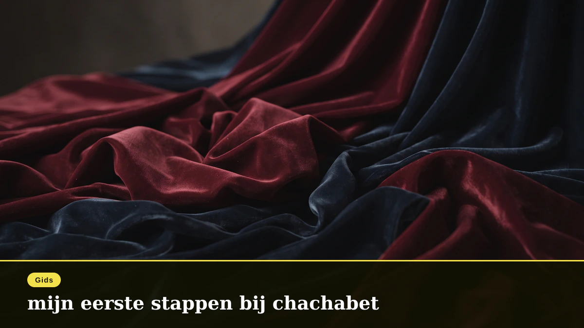 mijn eerste stappen bij chachabet
