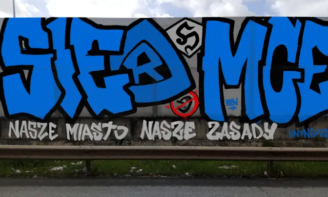 Graffiti artwork by vandald