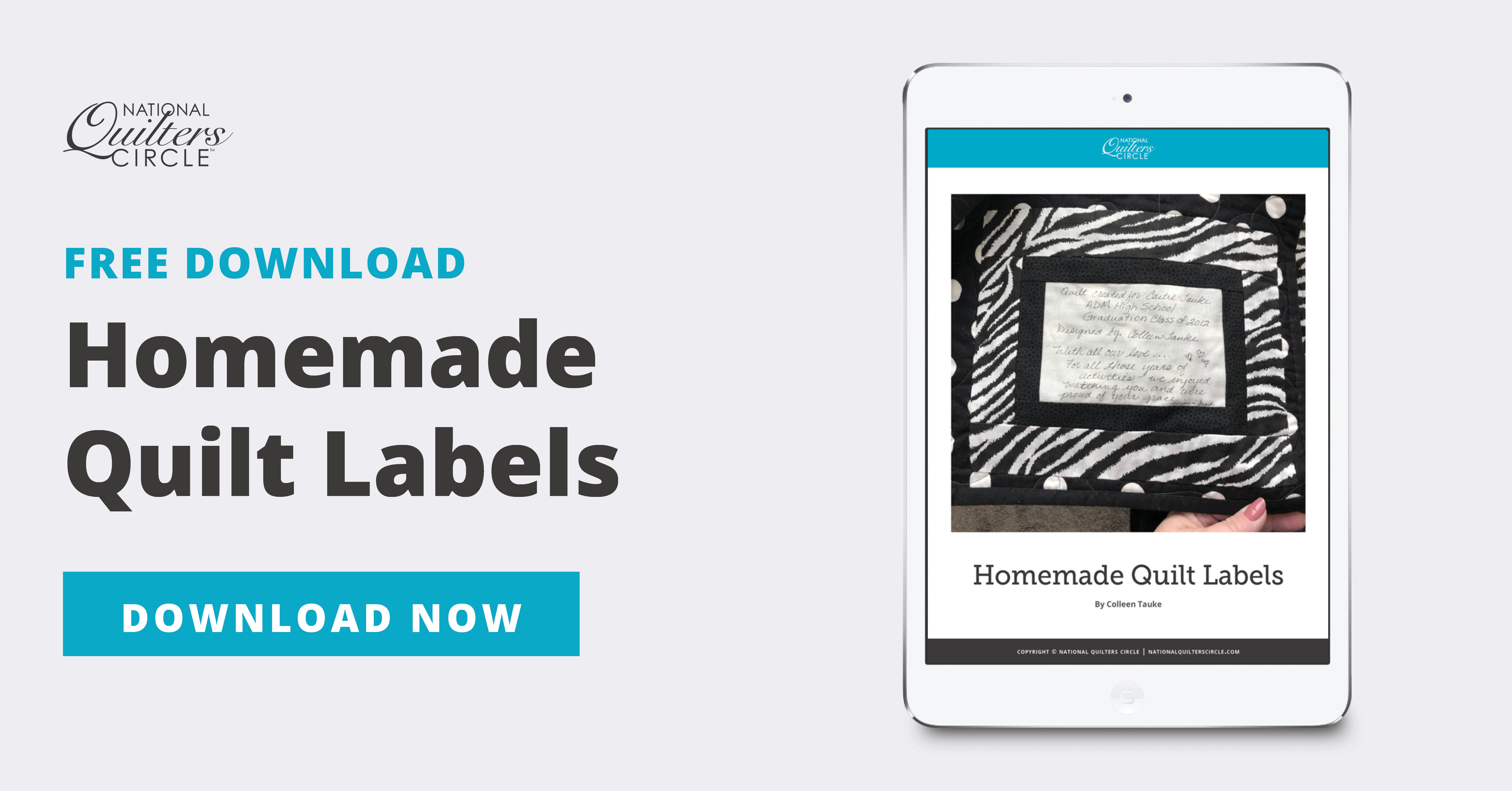 Homemade Quilt Labels National Quilters Circle