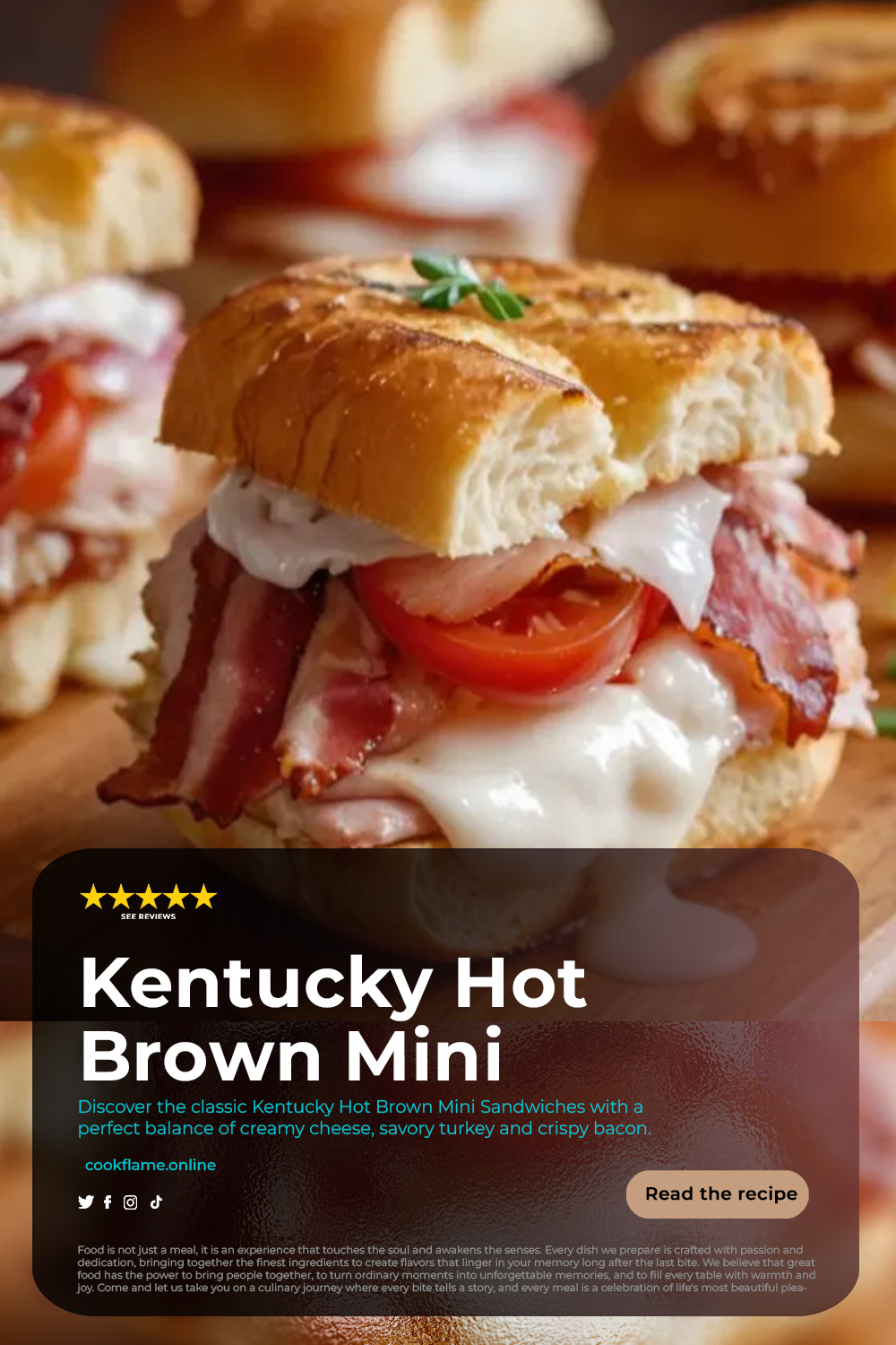 Kentucky Hot Brown Mini Sandwiches