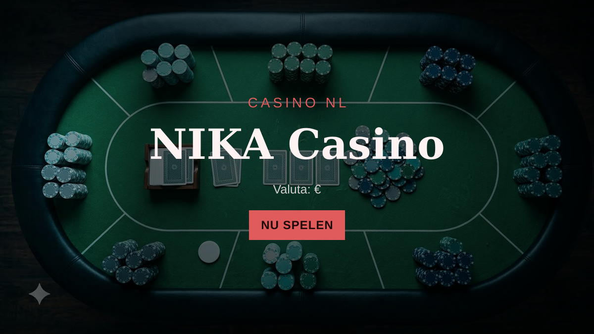 NIKA Casino — welkomstbonus 225% match + 400 FS. Specific max-bonus caps (, betalingen: Visa, Mastercard, Skrill, Neteller, Bitcoin