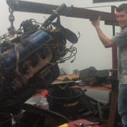 mustang-engine-removal