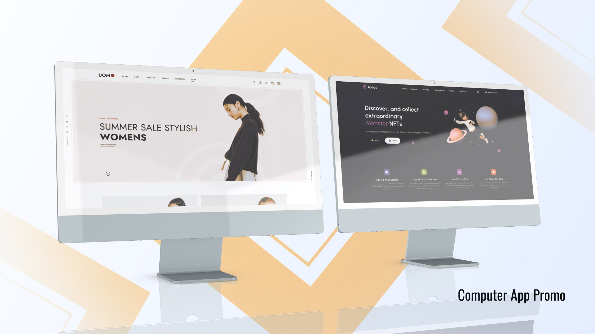 Website Desktop Mockup
